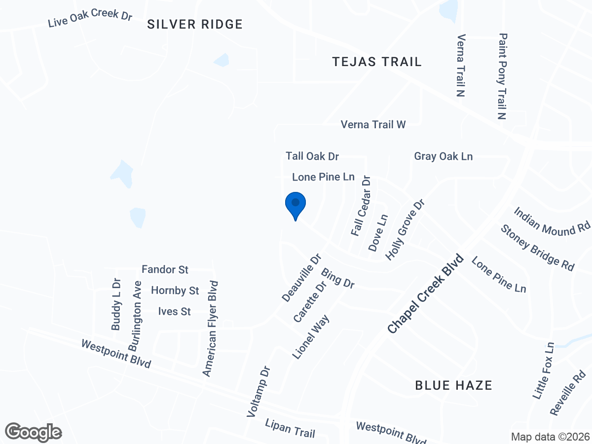 Map of 10717 Holly Grove Dr, Fort Worth, TX