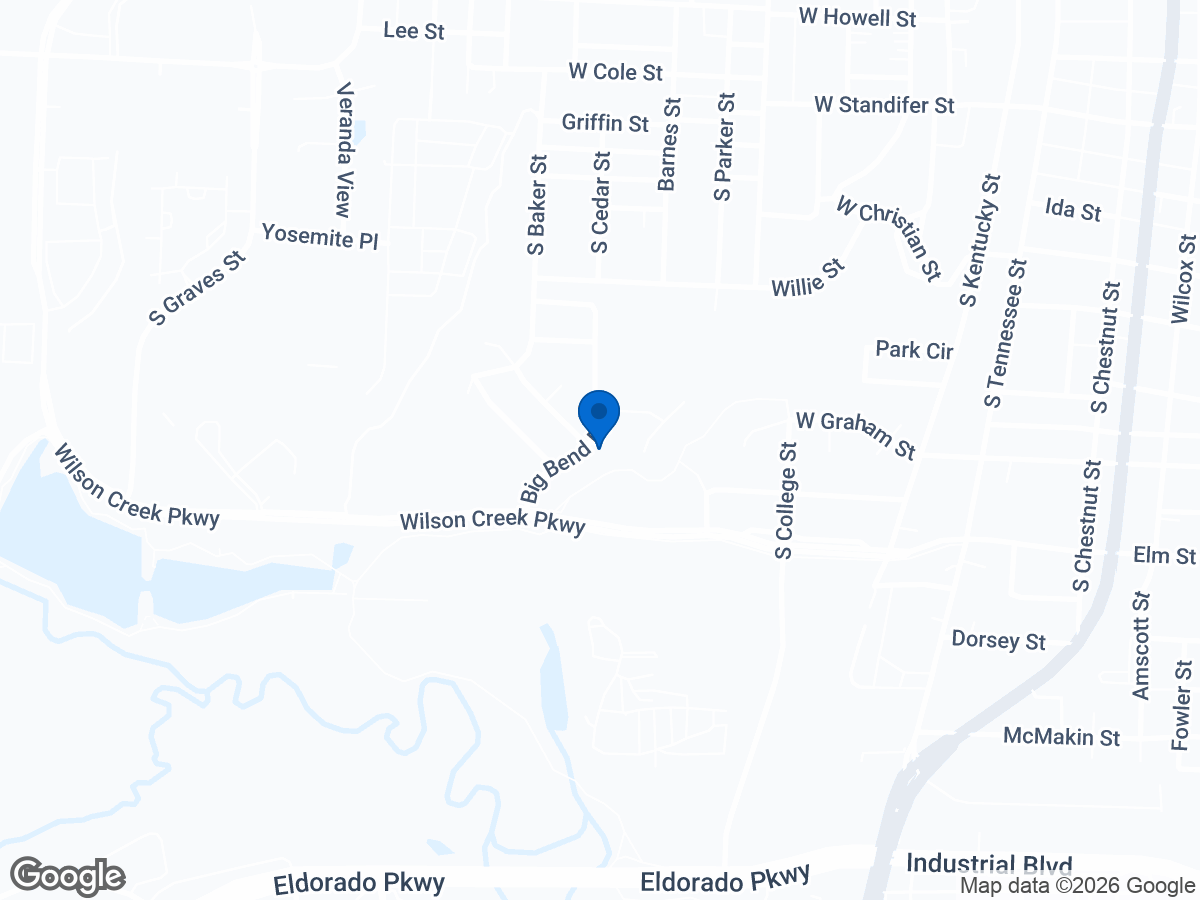 Map of 1205 Big Bend Dr, Mckinney, TX