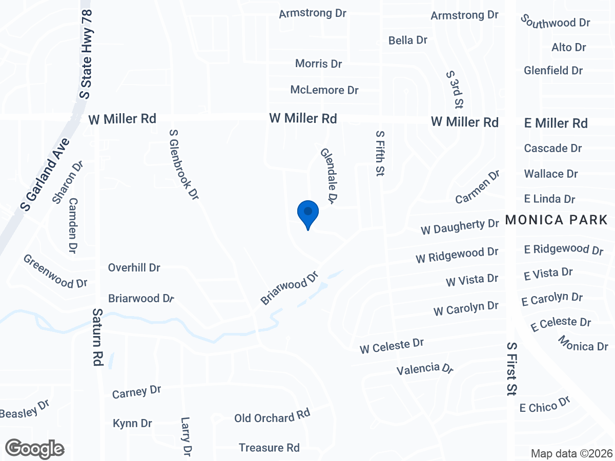 Map of 2145 Skillman Dr, Garland, TX