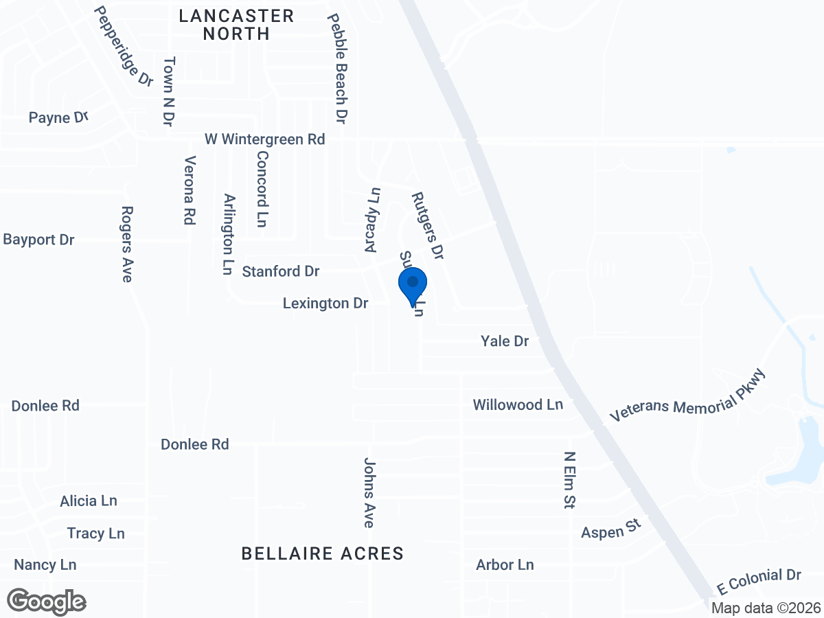 Map of 2327 Suffolk Ln, Lancaster, TX
