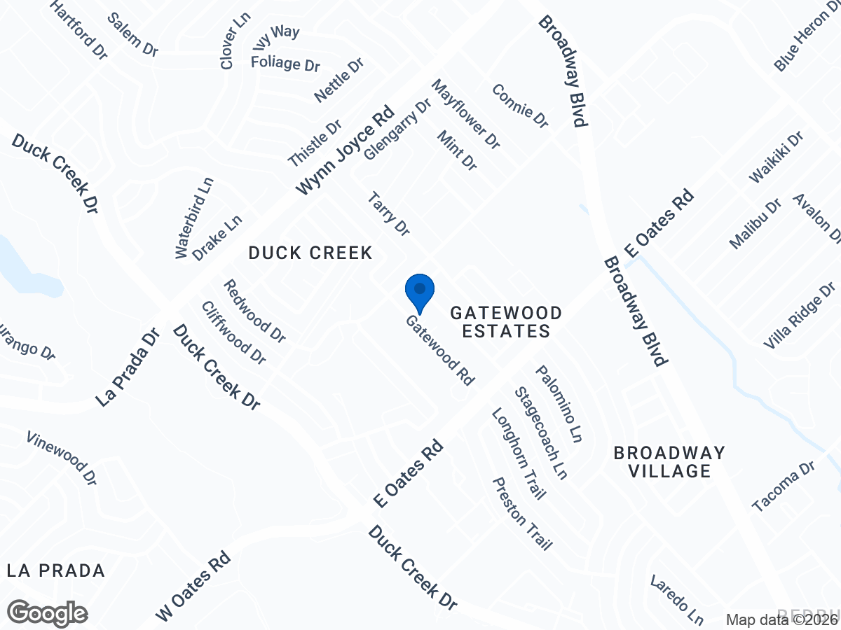 Map of 4818-4824 Gatewood Rd, Garland, TX