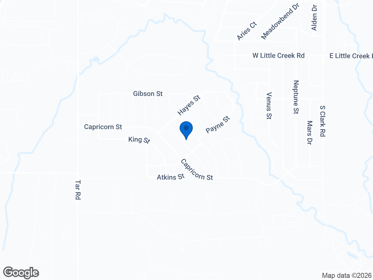 Map of 515 Burleson St, Cedar Hill, TX