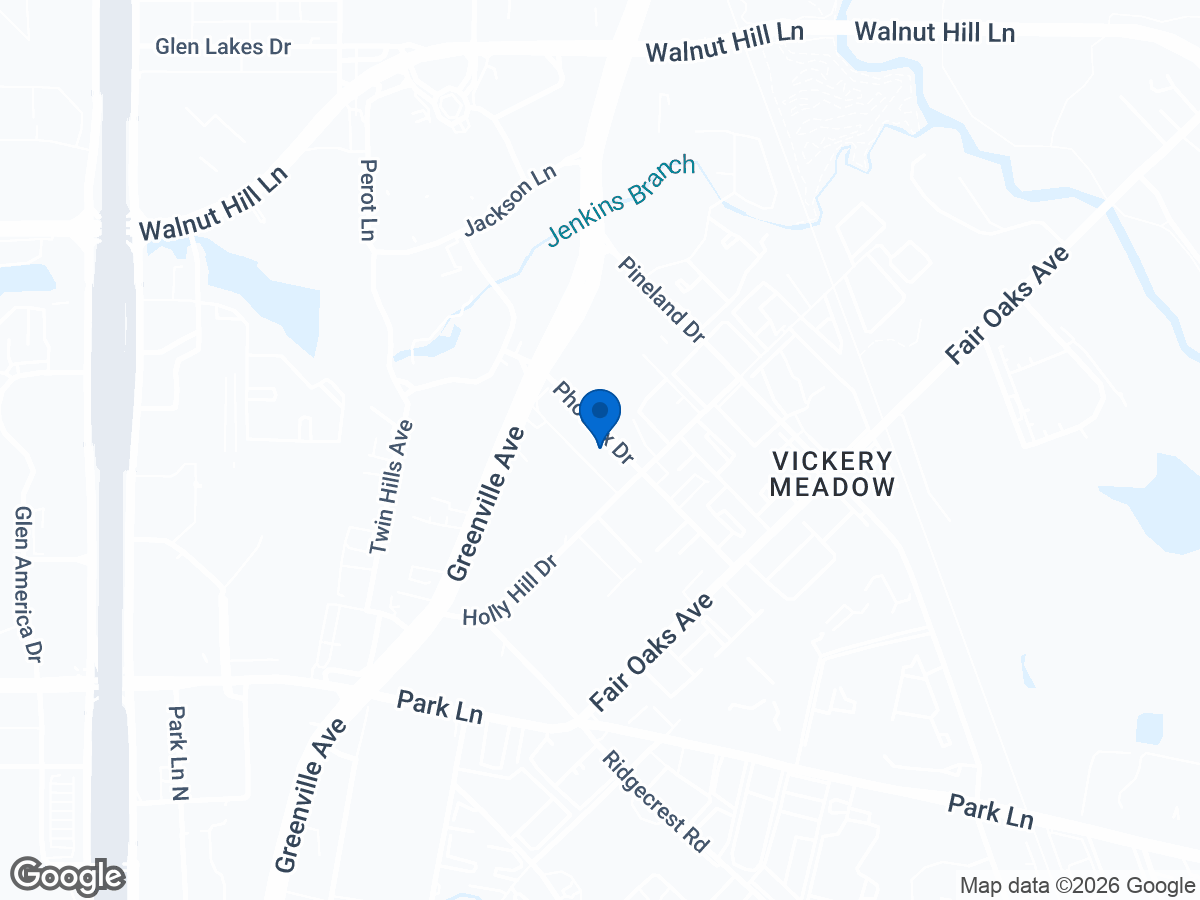 Map of 5750 Phoenix Dr #05, Dallas, TX