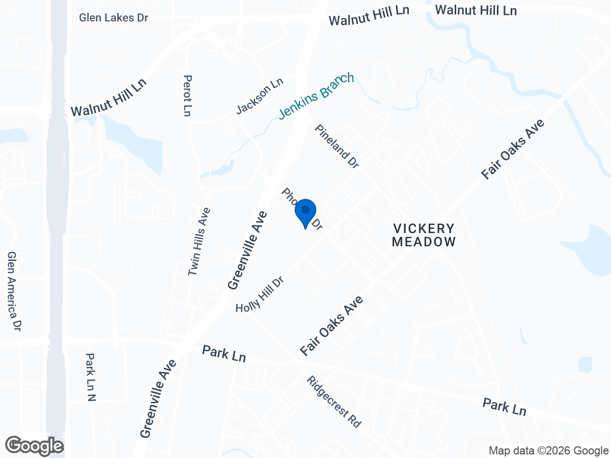 Map of 5750 Phoenix Dr #21, Dallas, TX