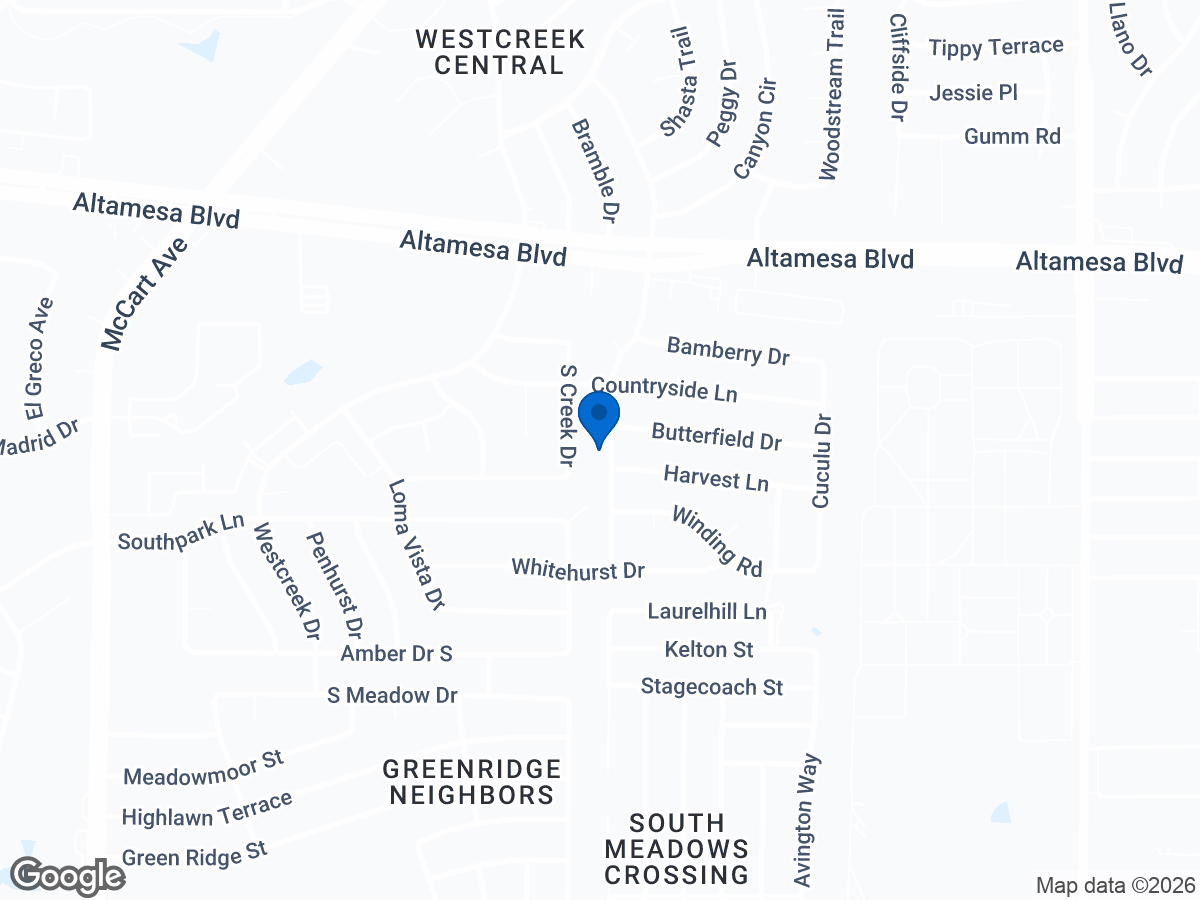 Map of 6720 Brookhaven Trl, Fort Worth, TX
